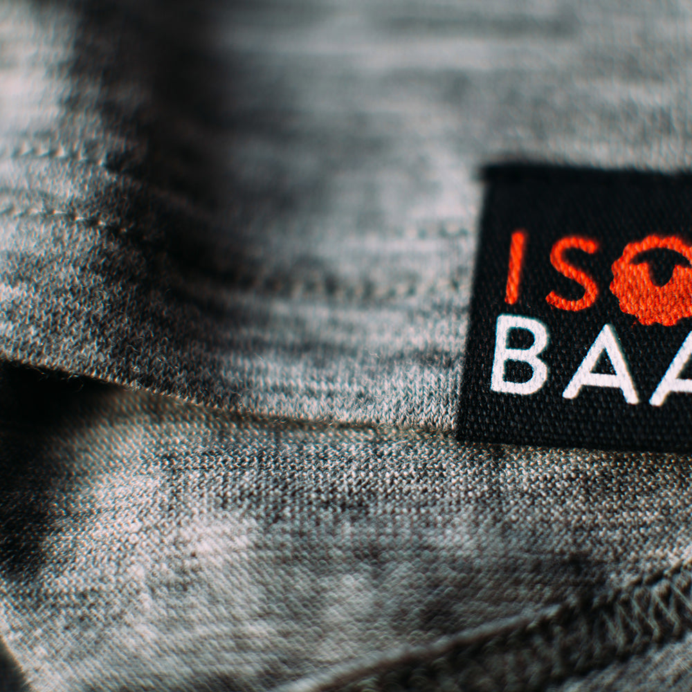 Isobaa | Mens Merino 200 Zip Neck Hoodie (Charcoal) | The ultimate 200gm Merino wool hoodie.
