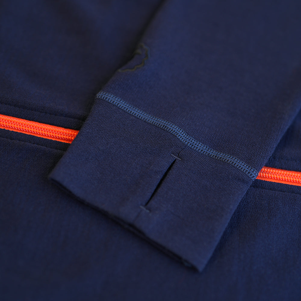 Isobaa | Mens Merino 260 Casual Hoodie (Navy) | The best in warmth and versatility: Isobaa 260gm midweight Merino wool hoodie.
