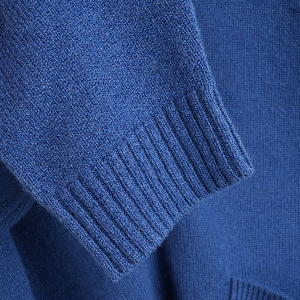 Herren Rove Merino Strickjacke (Denim)