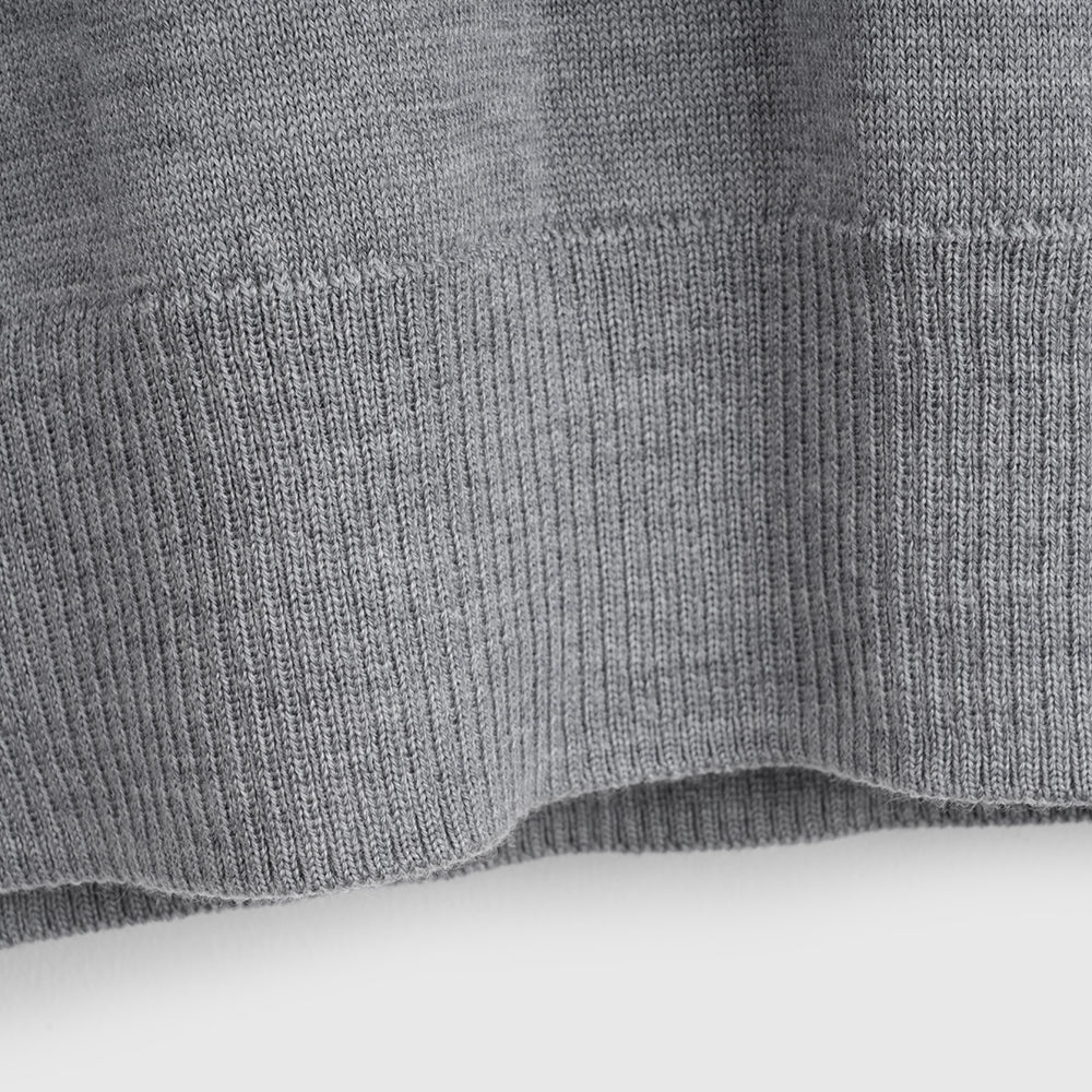 Herren Woolsey Merino Crew Sweater (Charcoal/Orange)