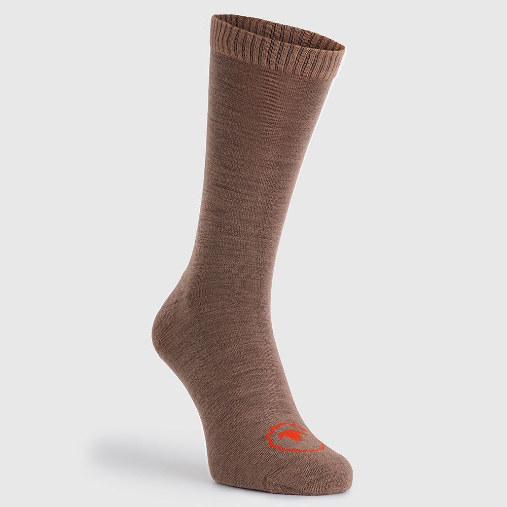 Merino Blend Everyday Socks (3 Pack - Bran)