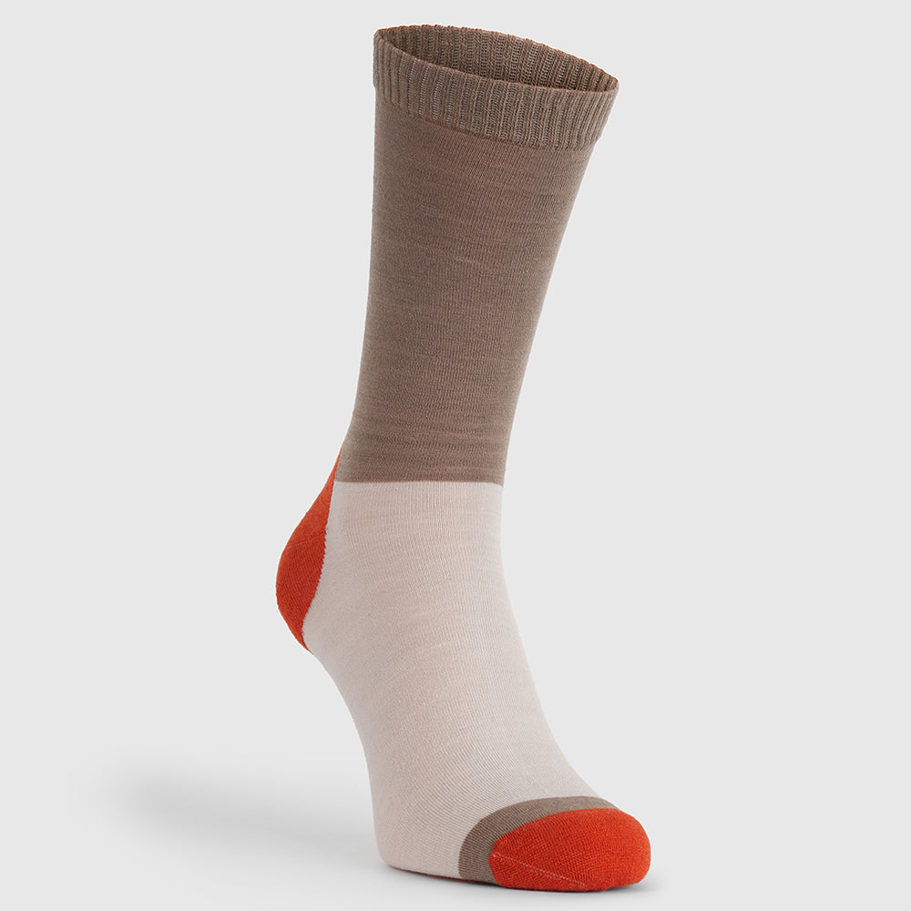 Merino Blend Everyday Socks (3 Pack - Truffle/Jute)
