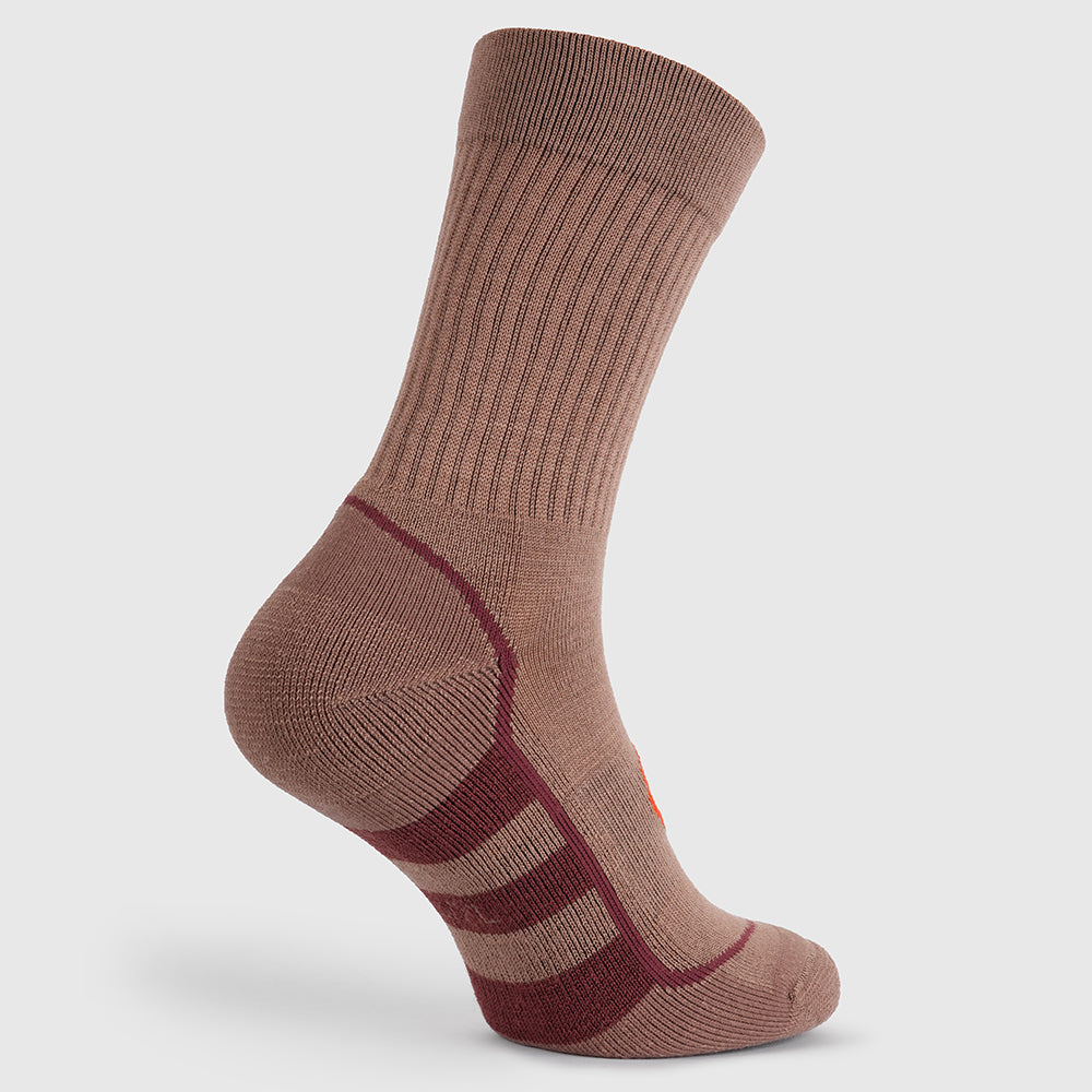 Merino Blend Hiking Socks (3 Pack - Bran)