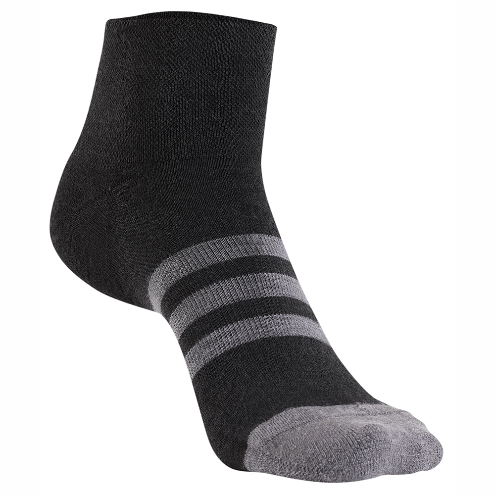 Mélange Mérinos Sports Socks (3 Pack - Black)