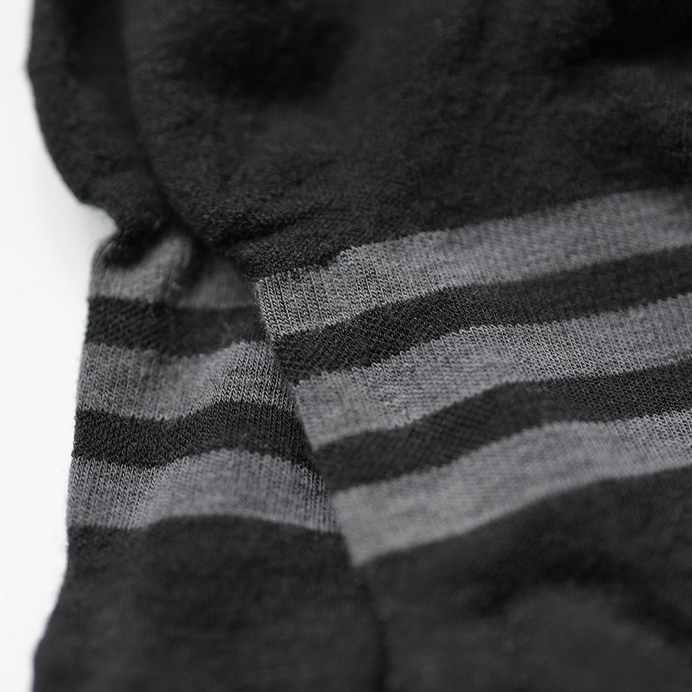 Mélange Mérinos Sports Socks (3 Pack - Black)