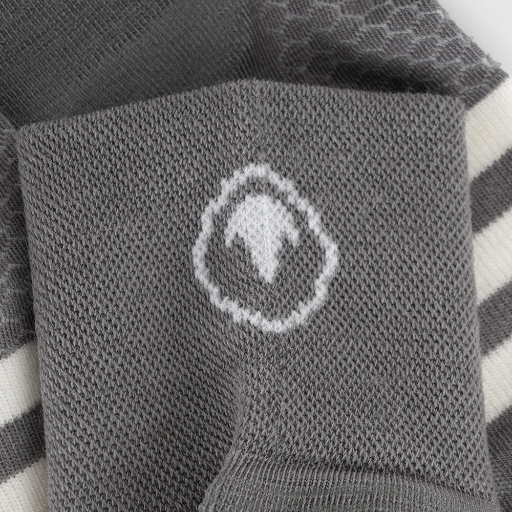 Merino Blend Sports Socks (3 Pack - Charcoal)