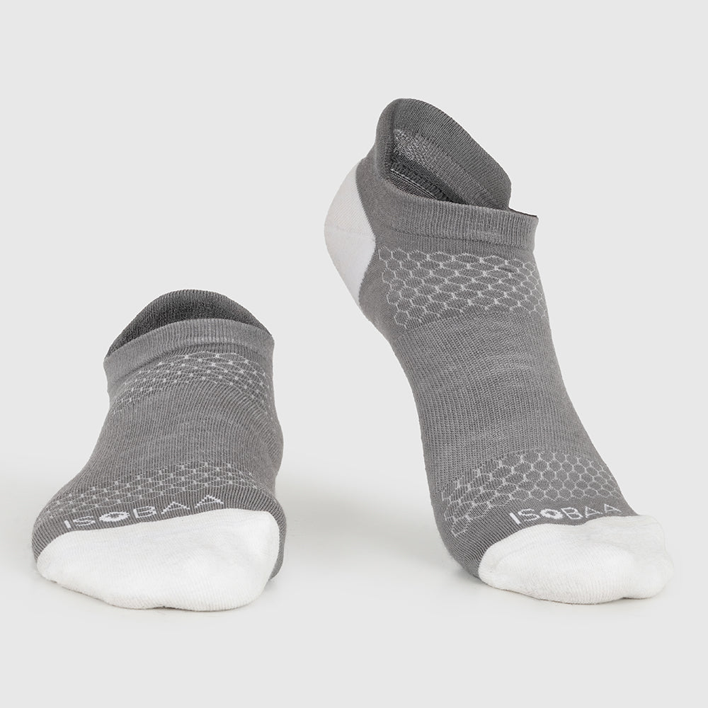 Merino Blend Trainer Socks (3 Pack - Charcoal)