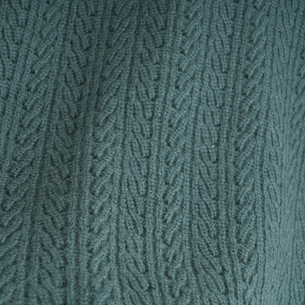Womens Clover Merino Crew Sweater (Sea Green)