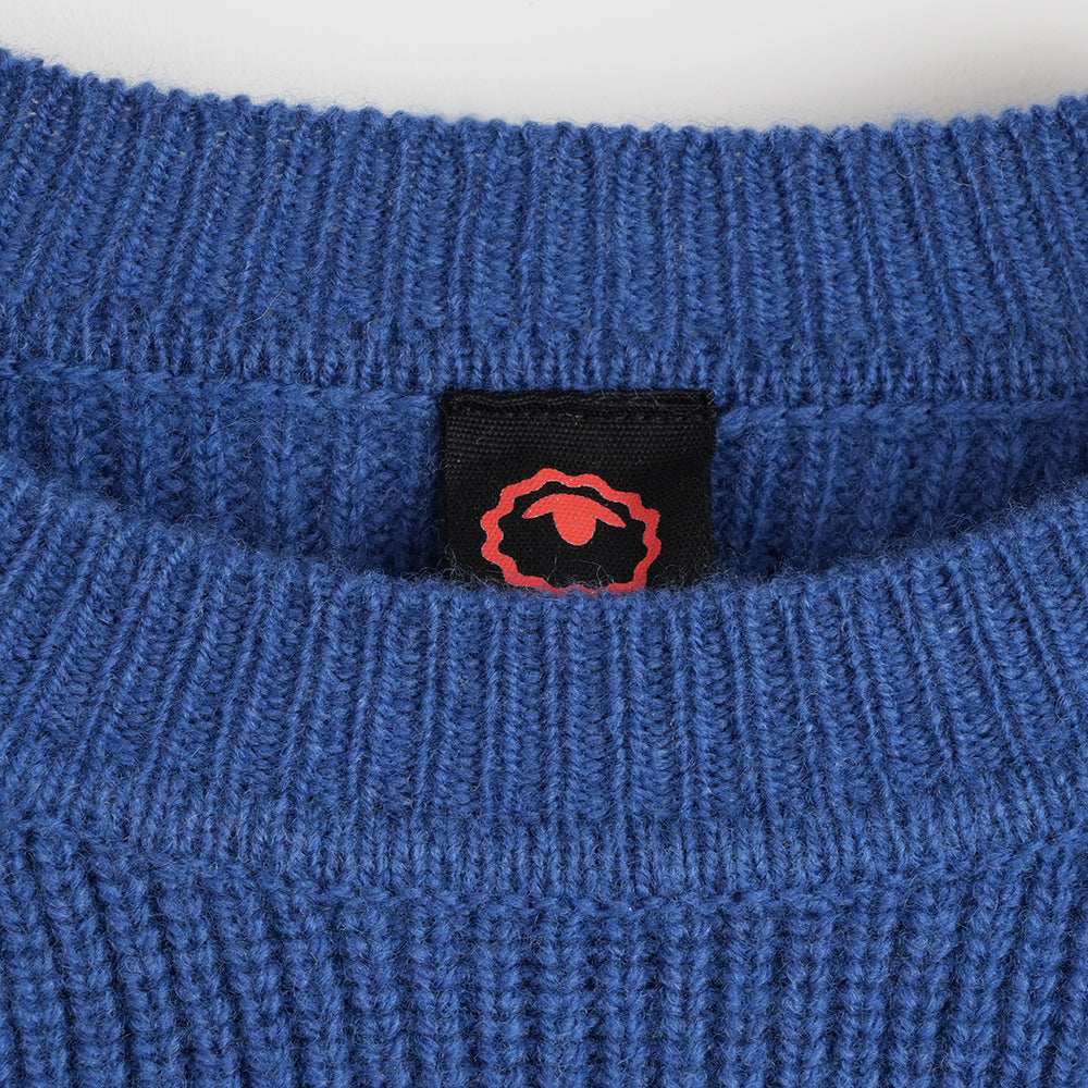 Damen Herdwick Merino Crew Sweater (Denim)
