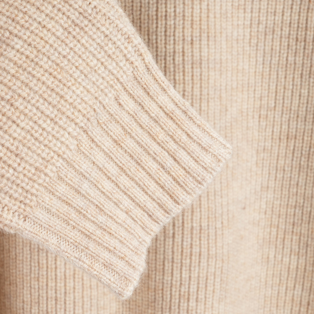 Damen Herdwick Merino Crew Sweater (Oatmeal)