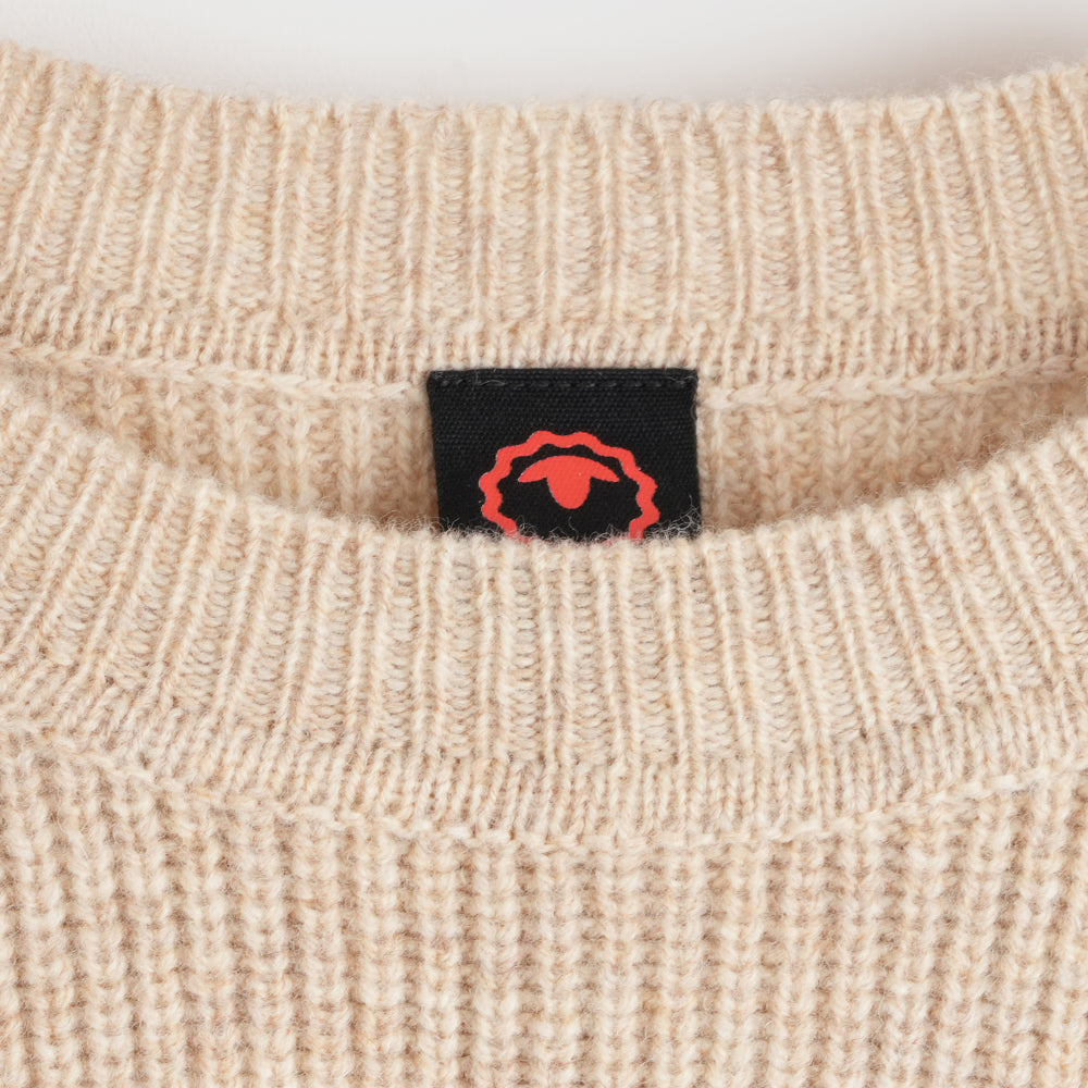 Damen Herdwick Merino Crew Sweater (Oatmeal)
