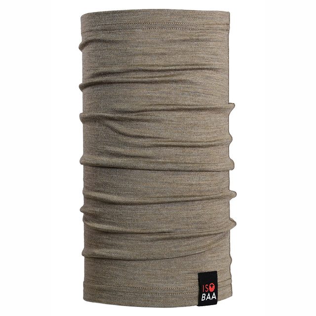 Isobaa Merino 180 Neck Warmer (Truffle Melange)