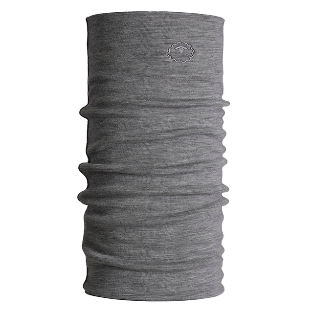 Isobaa Merino Blend 200 Sports Neck Warmer (Charcoal Melange)
