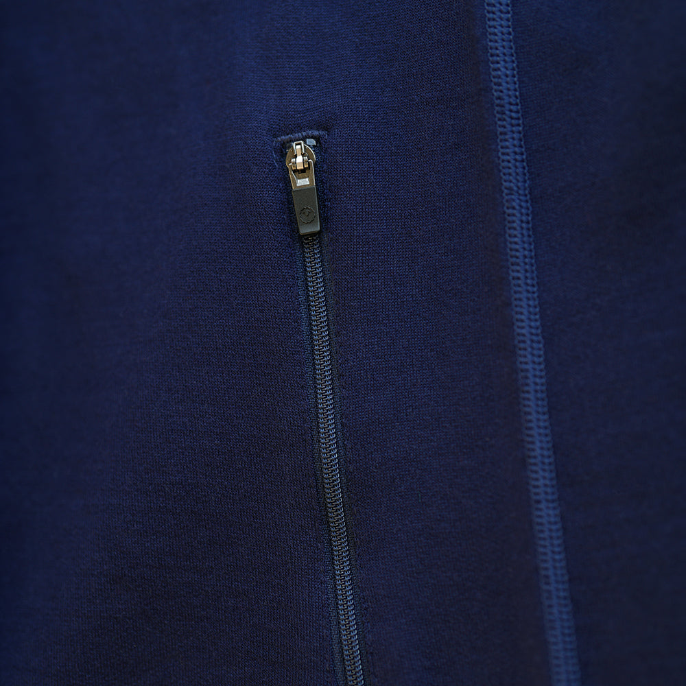 Isobaa | Mens Merino 260 Casual Hoodie (Navy) | The best in warmth and versatility: Isobaa 260gm midweight Merino wool hoodie.