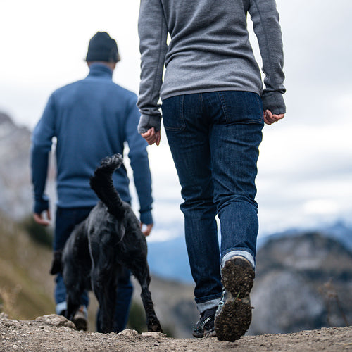 LUX Merino Blend Jeans (Dark Indigo)