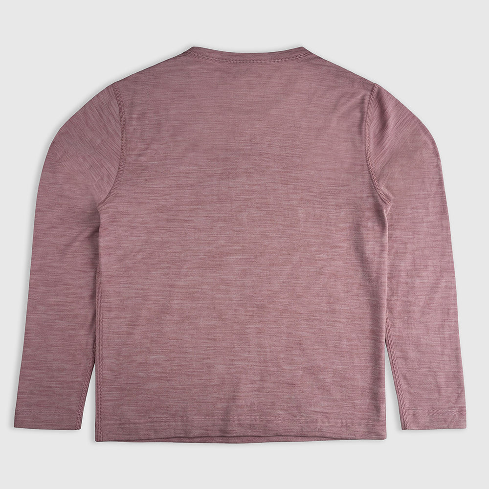 Junior Merino 150 Into The Wild LS Tee (Burlwood)