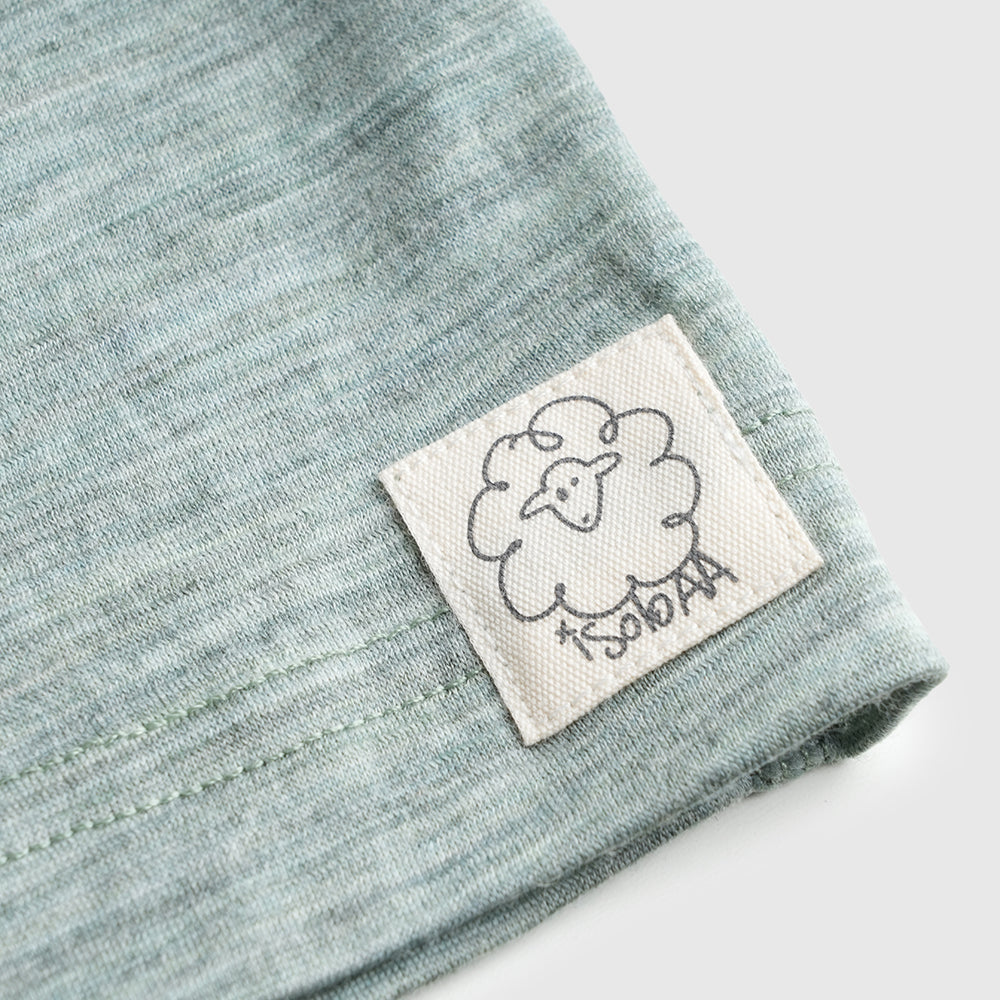 Junior Merino 150 Time to Explore SS Tee (Agave)