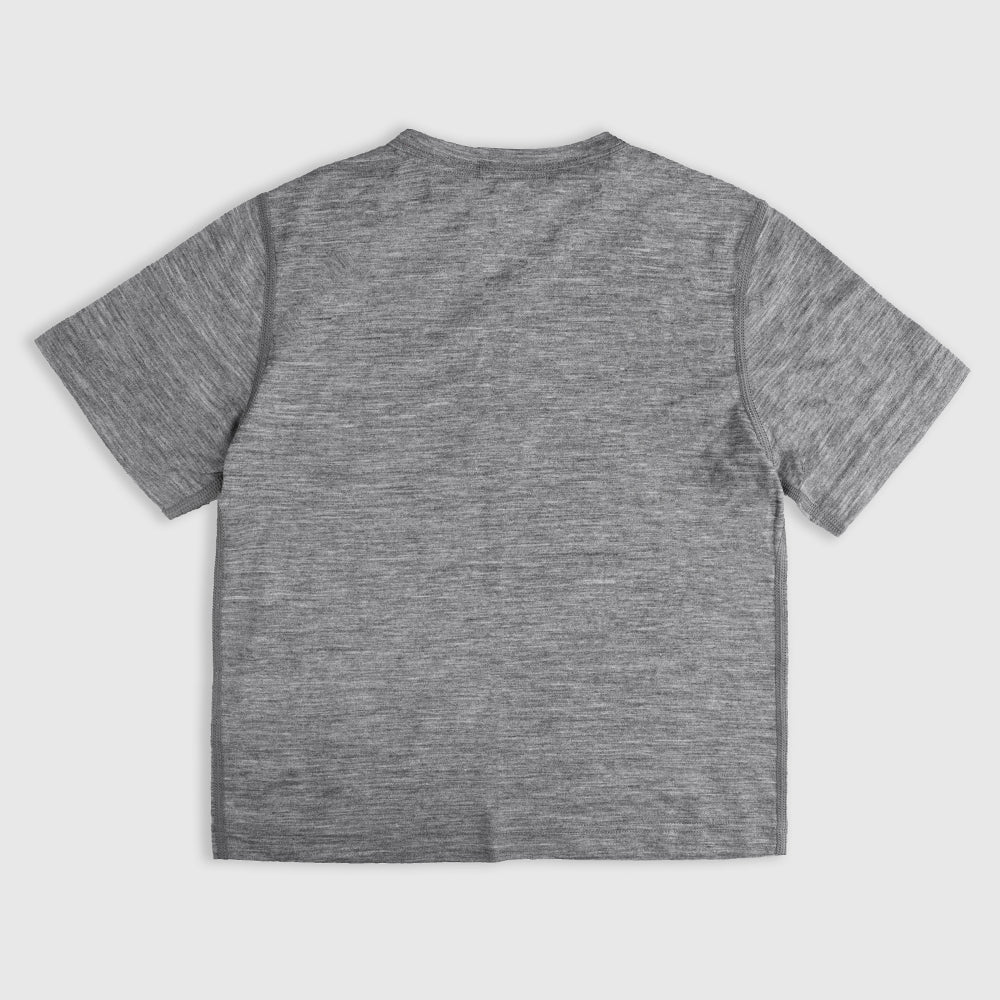 Kids Merino 150 Into The Wild SS Tee (Charcoal)