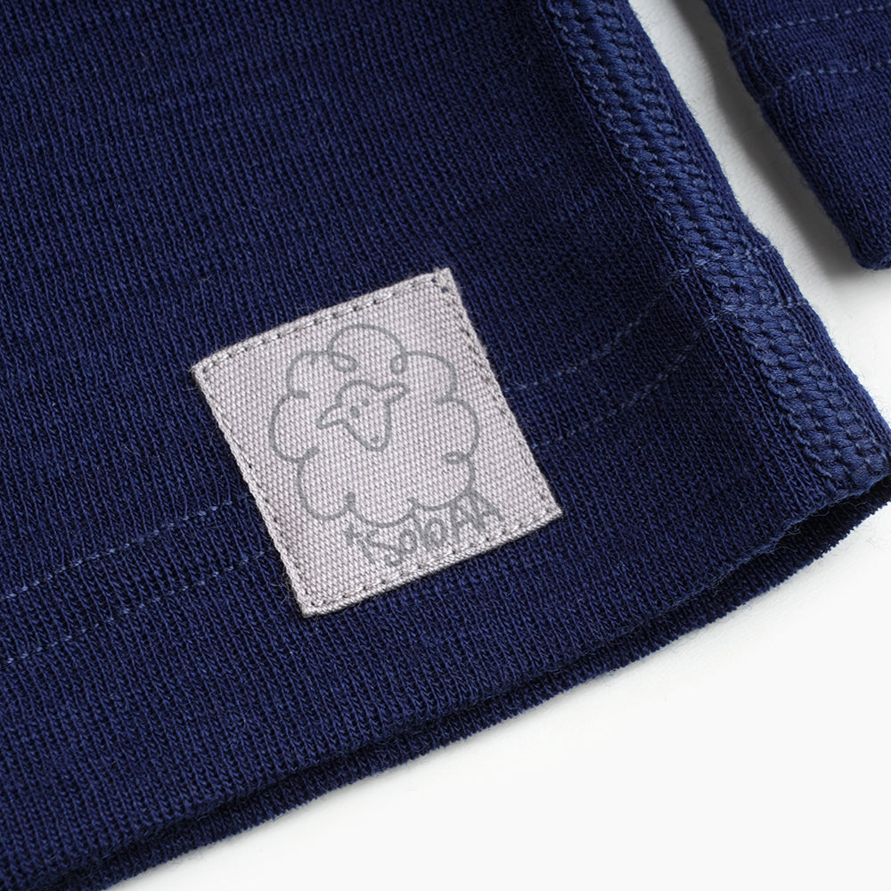 Kids Snicket Merino 200 Baselayer Set (Navy)
