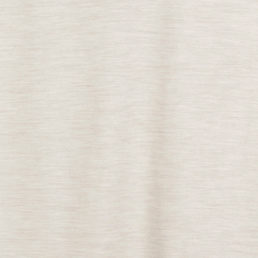 Mens Merino 180 Short Sleeve Polo Shirt (Jute Melange/Charcoal)