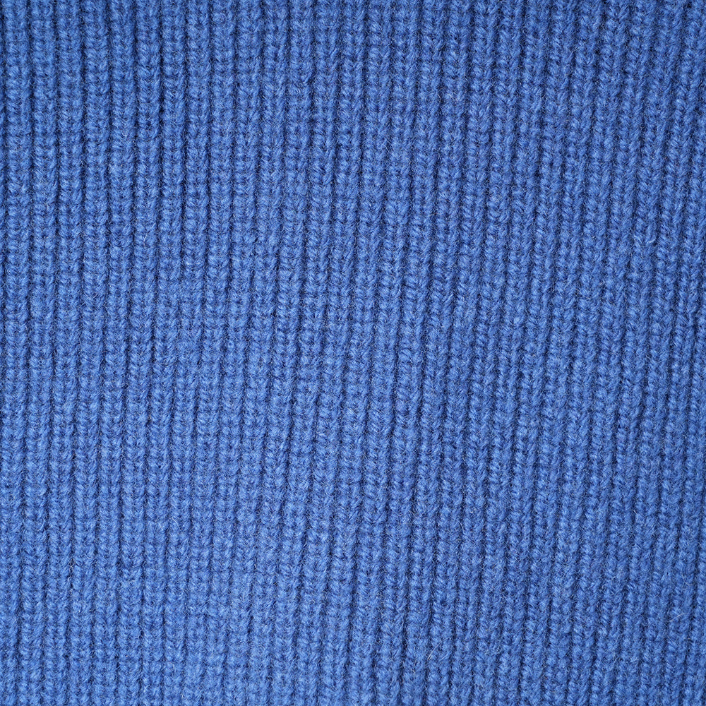 Pull col rond en mérinos Mens Herdwick (Denim)
