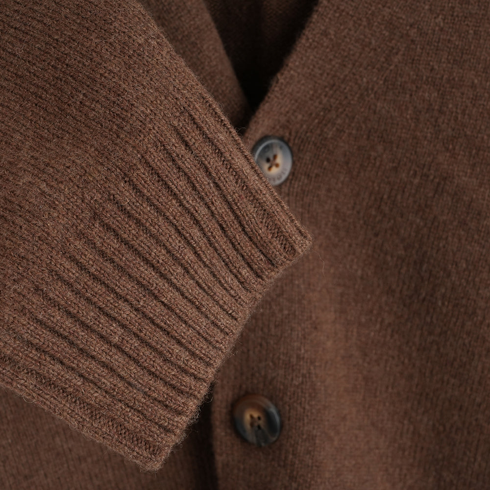 Herren Rove Merino Strickjacke (Brown)