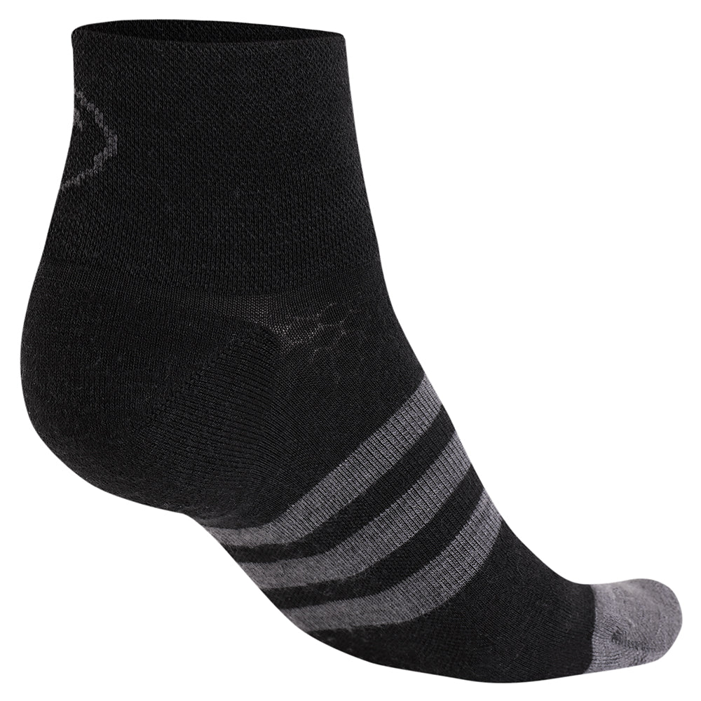 Merino Blend Sports Socks (3 Pack - Black)