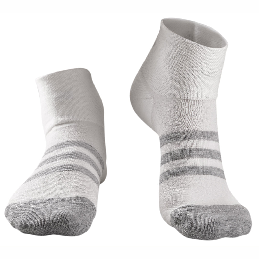 Merino Blend Sports Socks (3 Pack - White)