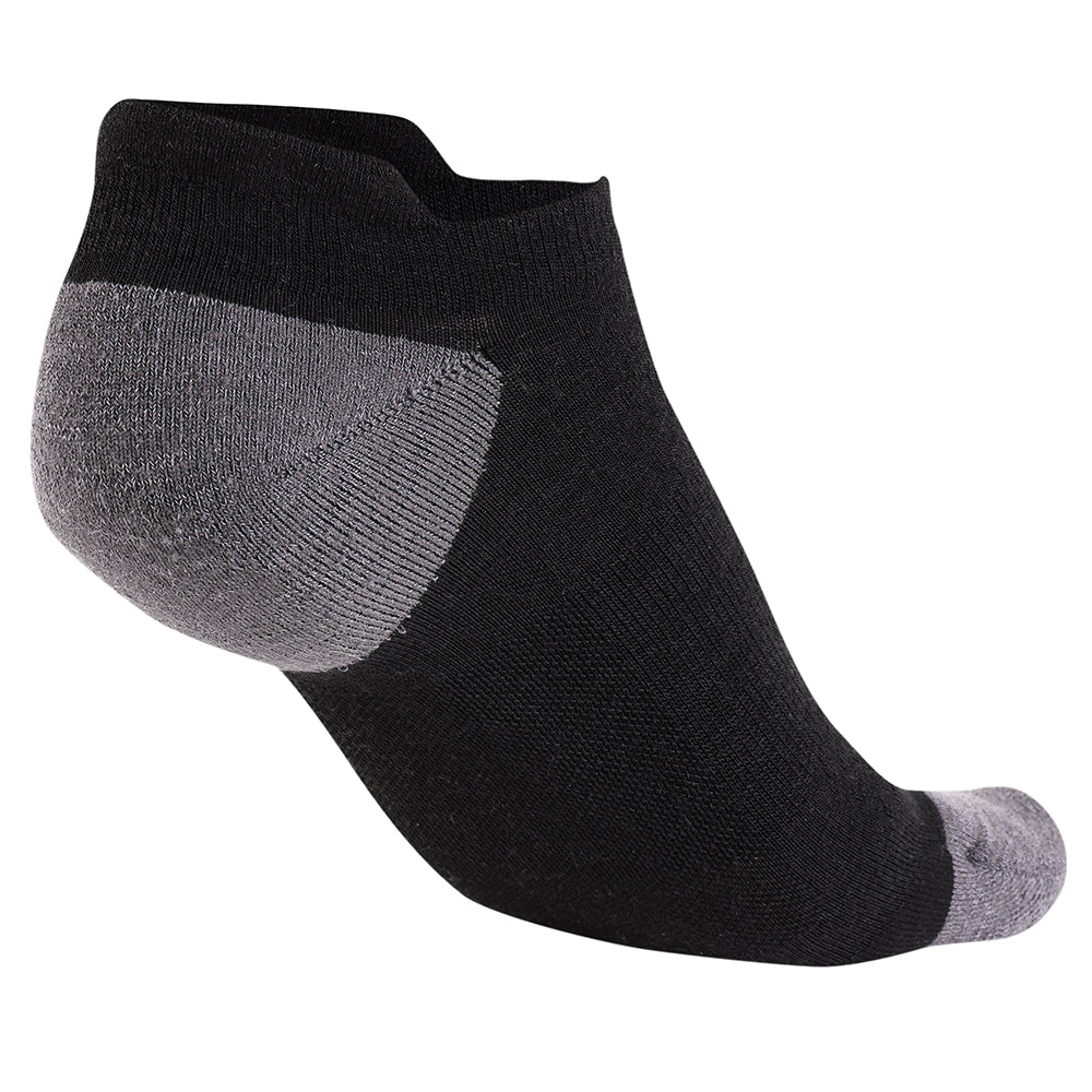 Mélange Mérinos Trainer Socks (3 Pack - Black)