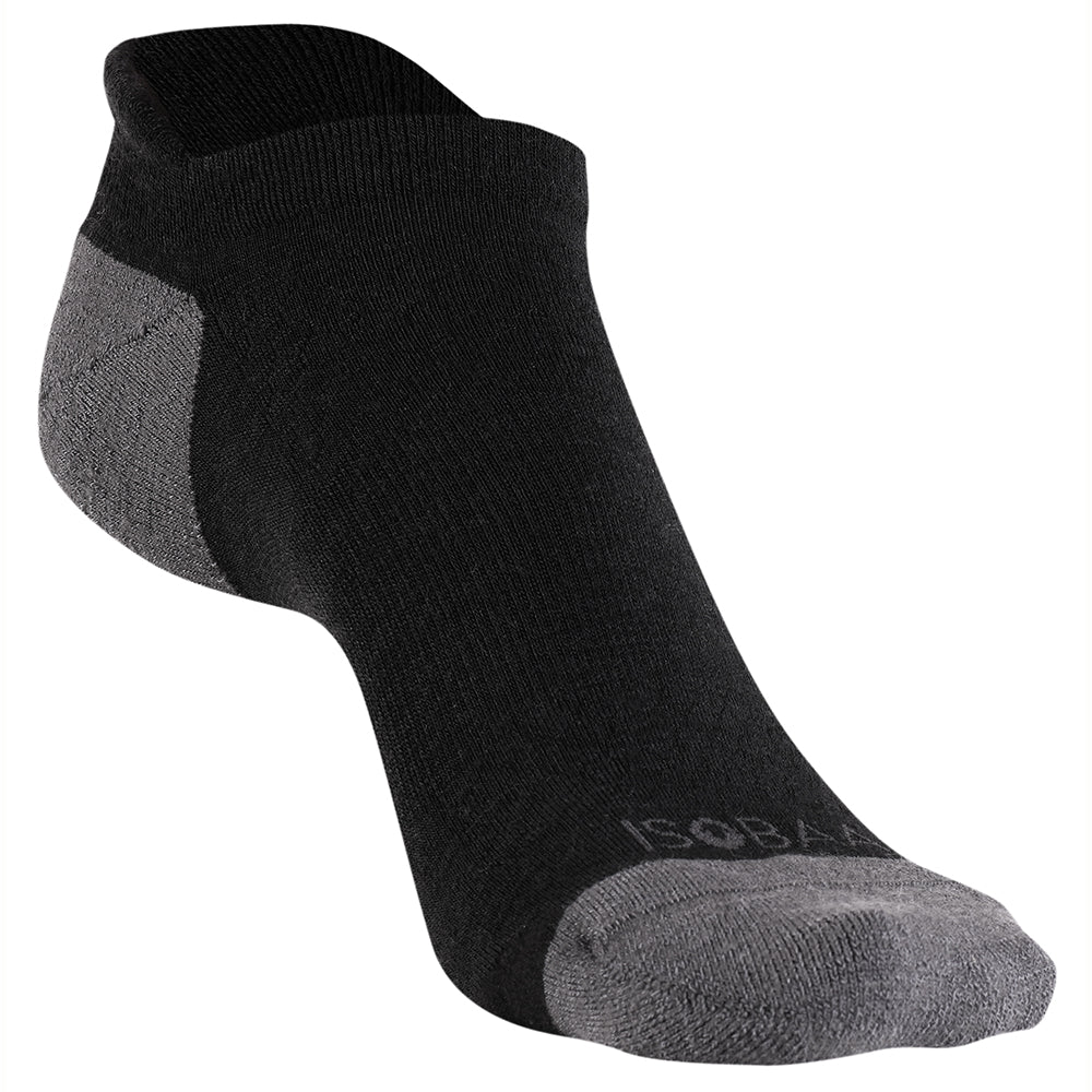 Mélange Mérinos Trainer Socks (3 Pack - Black)