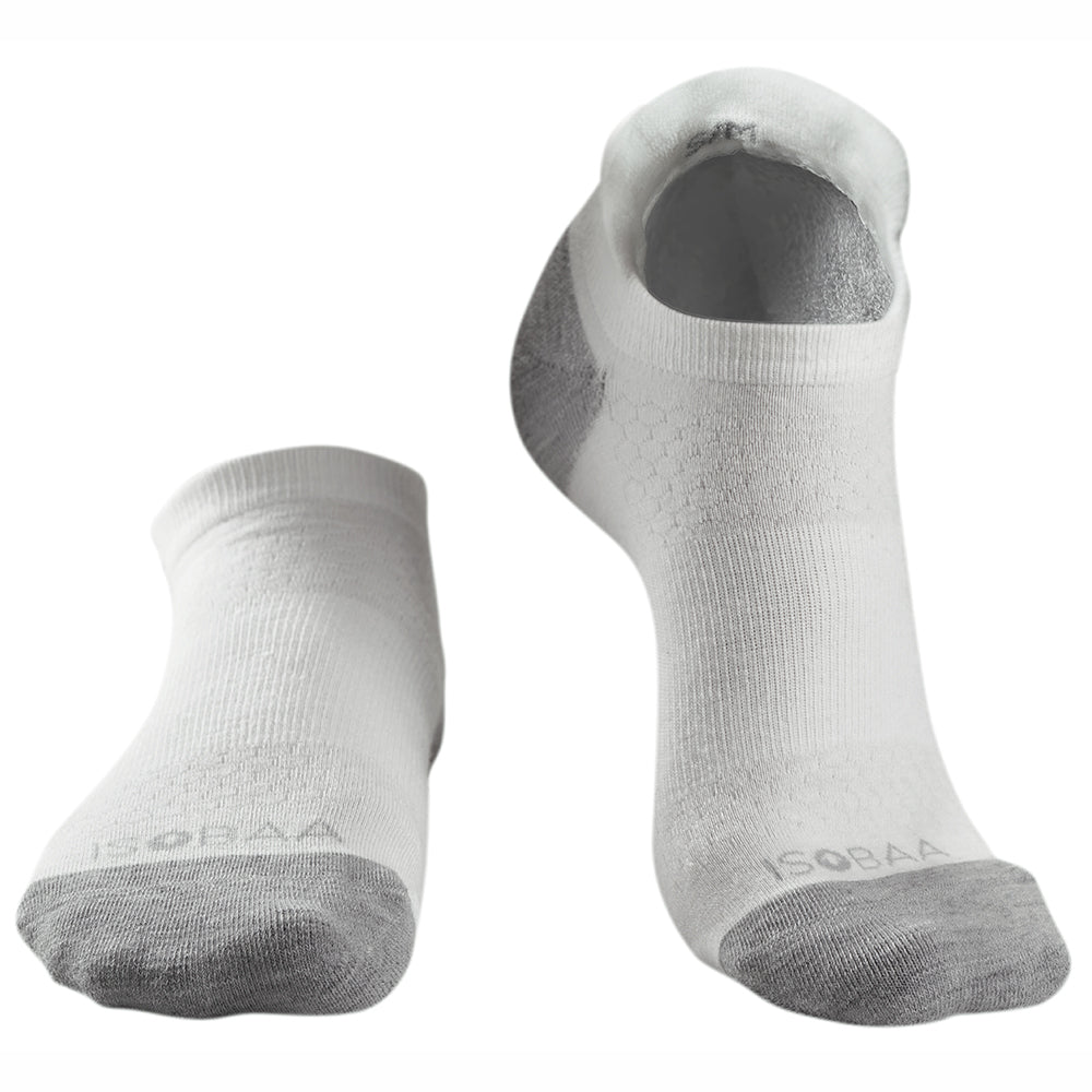 Mélange Mérinos Trainer Socks (3 Pack - White)
