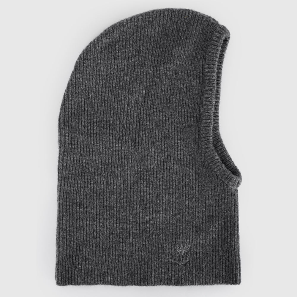 Merino-Strickkapuze (Smoke)