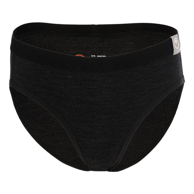 Womens 160 Bikini Knickers (Black Melange)
