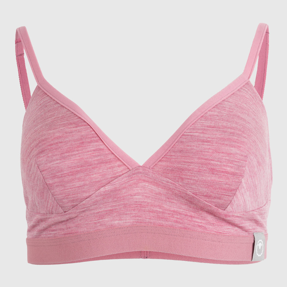 Womens Merino Blend 160 Bralette (Blush)