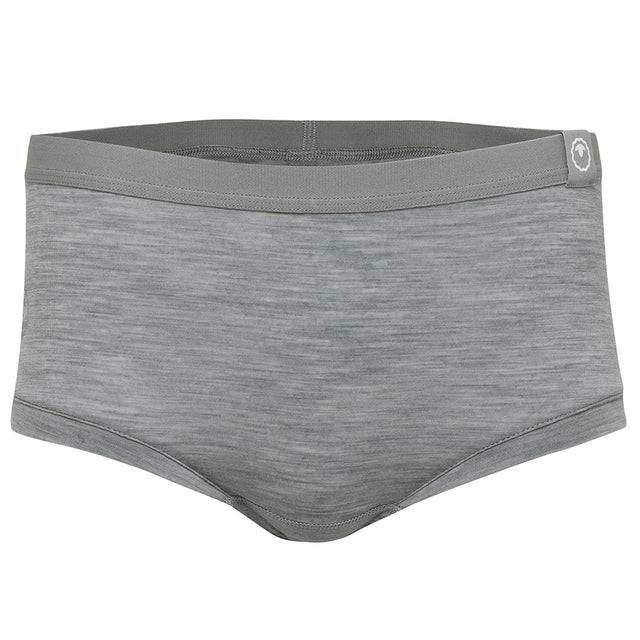 Womens Merino Blend 160 Hipster Knickers (Cloud Melange)