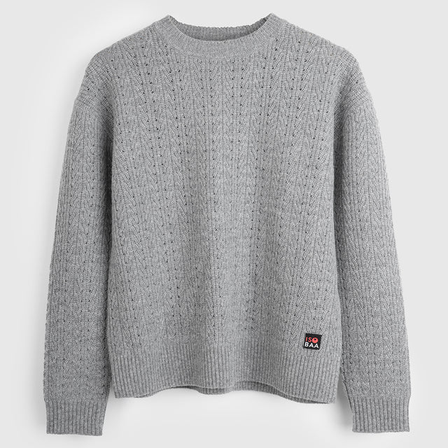 Womens Clover Merino Crew Sweater (Heather)