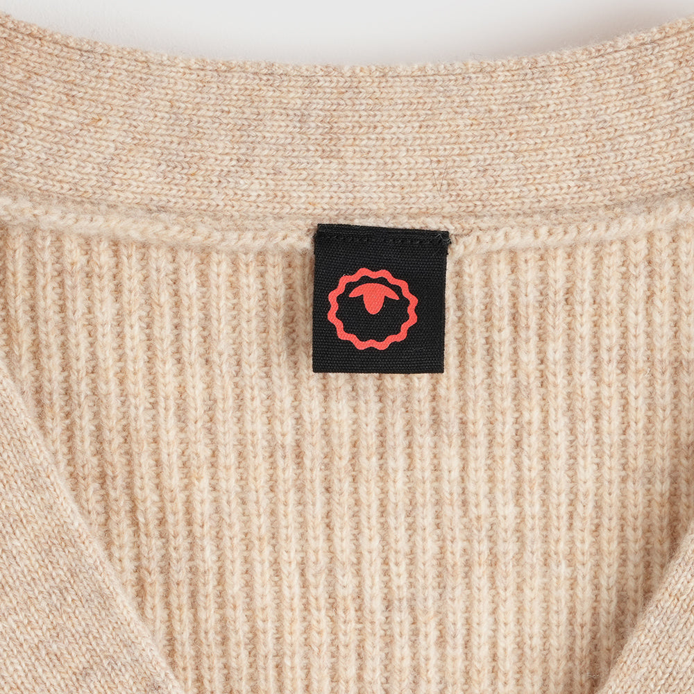 Damen Herdwick Merino Cardigan (Oatmeal)