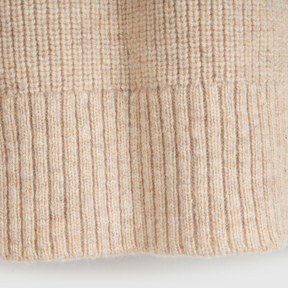Womens Herdwick Merino Crew Sweater (Oatmeal)