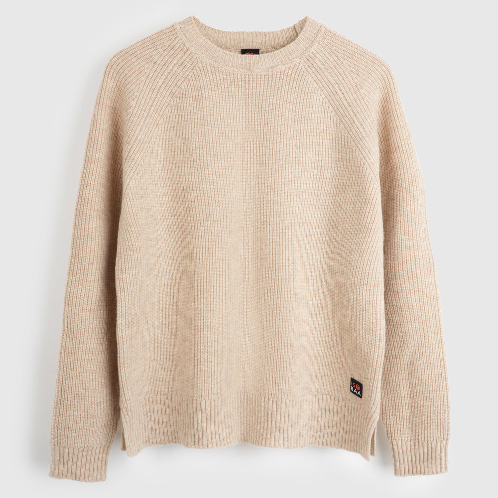 Damen Herdwick Merino Crew Sweater (Oatmeal)