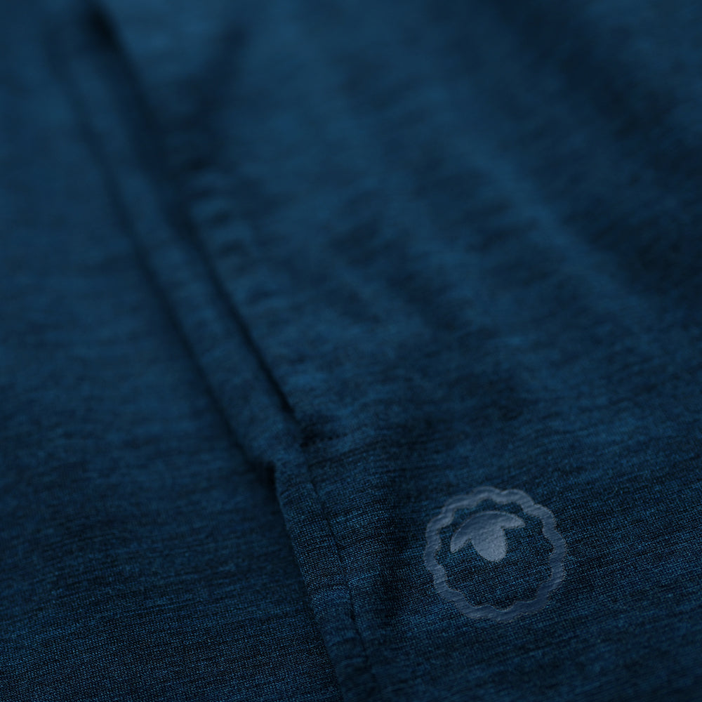 Isobaa | Mens Merino Blend 200 PJ Shorts (Petrol) | Discover breathable comfort with our Merino blend shorts.