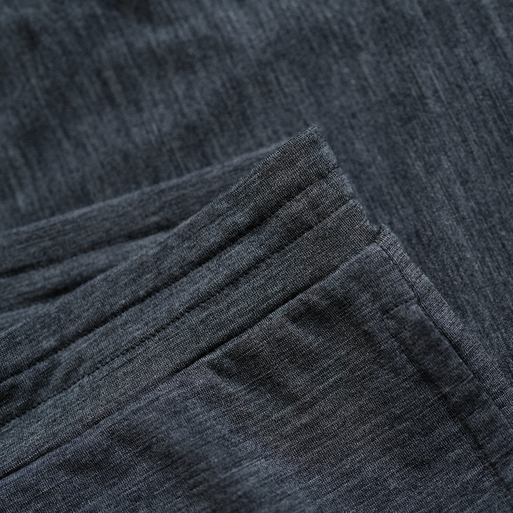 Isobaa | Womens Merino Blend 200 PJ Joggers (Smoke Melange) | Our superfine Merino blend joggers.