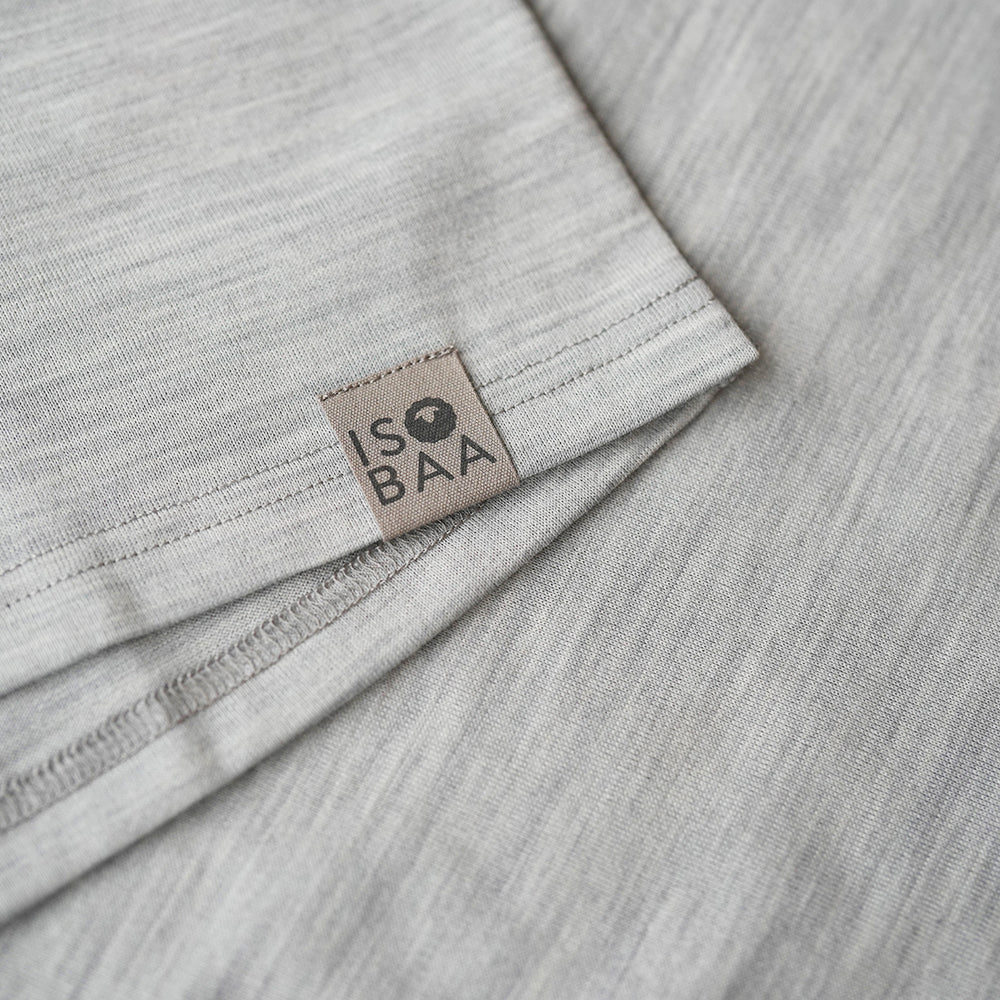 Isobaa | Mens IsoSoft 180 Long Sleeve Crew (Cloud) | The ultimate adventure top.