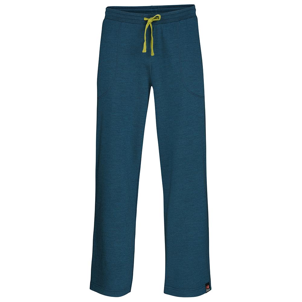Isobaa | Mens Merino 260 Lounge Loose Joggers (Petrol/Lime) | Isobaa 260gm Merino wool lounge joggers.