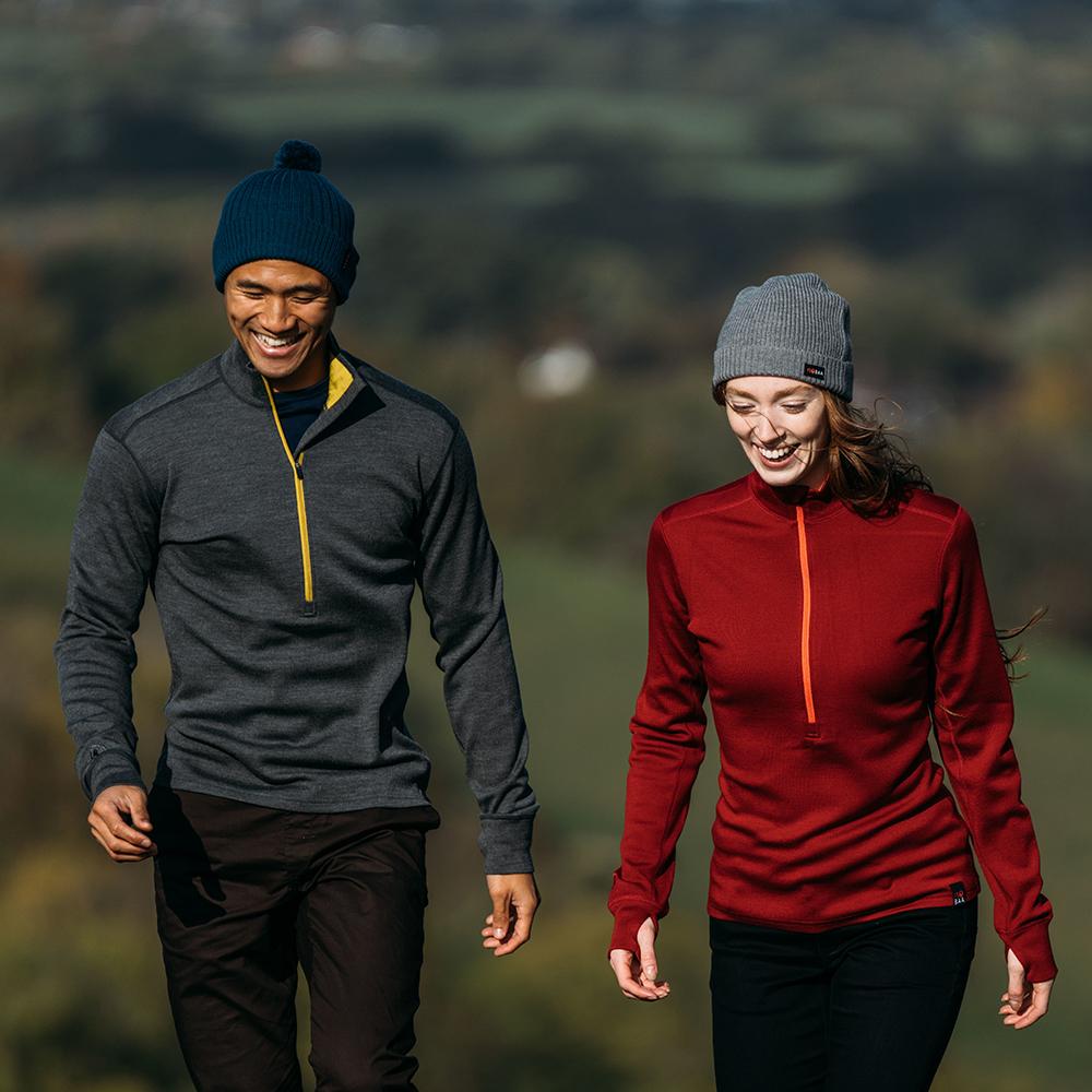 Isobaa | Merino Fisherman Beanie (Charcoal) | From mountain trails to city streets, our extra-fine Merino fisherman beanie delivers classic style and unmatched comfort.