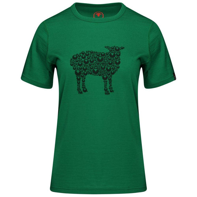 Isobaa | Womens Merino 150 Sheep Tee (Green) | Gear up for everyday adventures in Isobaa's superfine Merino Tee.