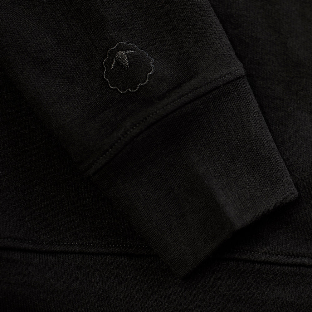 Isobaa | Mens Merino 260 Lounge Hoodie (Black/Smoke) | Experience the best in comfort and performance with our midweight 260gm Merino wool pullover hoodie.