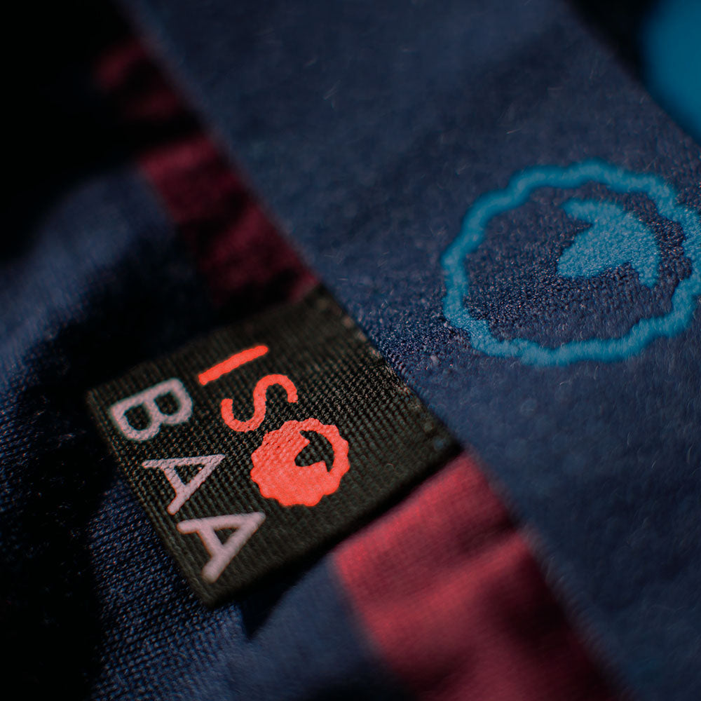 Isobaa | Womens Merino 180 Hipster Shorts (Navy/Wine) | Conquer any activity in comfort with Isobaa's superfine Merino hipster shorts.